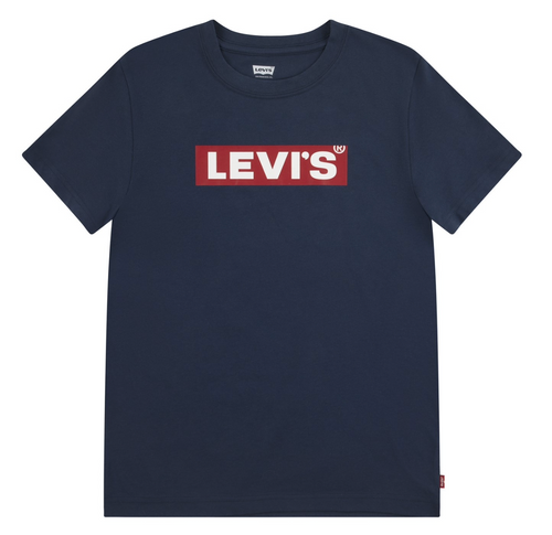 Levis Box Tab Navy T-Shirt