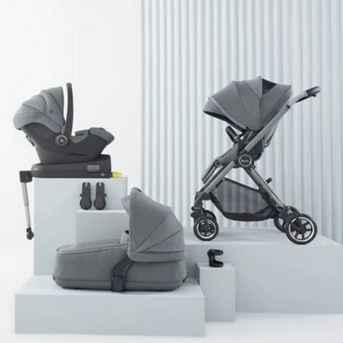 Silver Cross Dune + Compact Folding Carrycot + Travel Pack - Glacier - £1245
