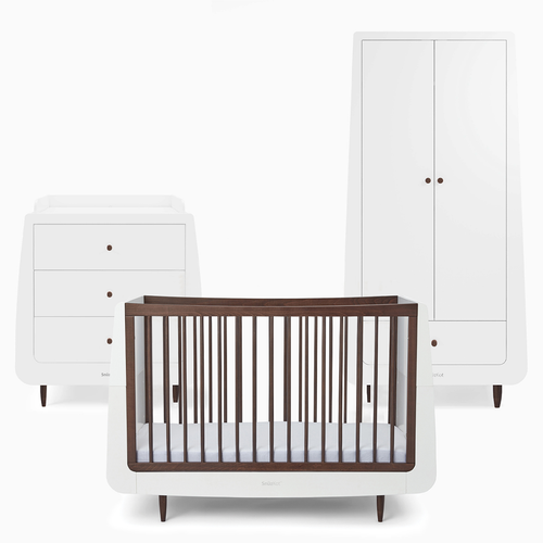 SnuzKot Skandi Cot Bed Bundles - Ebony