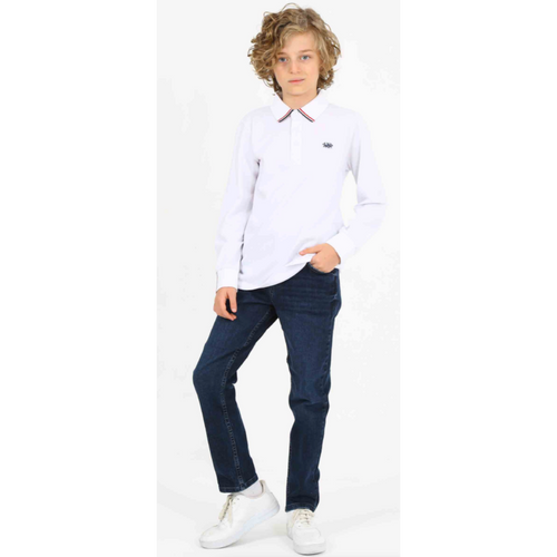 Monte Blaze White Long Sleeve Polo PL2133 Monte Blaze White Long Sleeve Polo PL2133