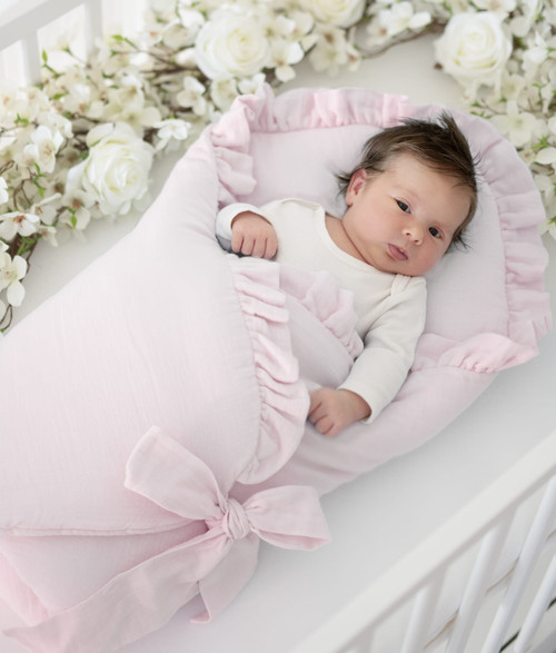 Baby Nest Muslin Pink Baby Nest Muslin Pink