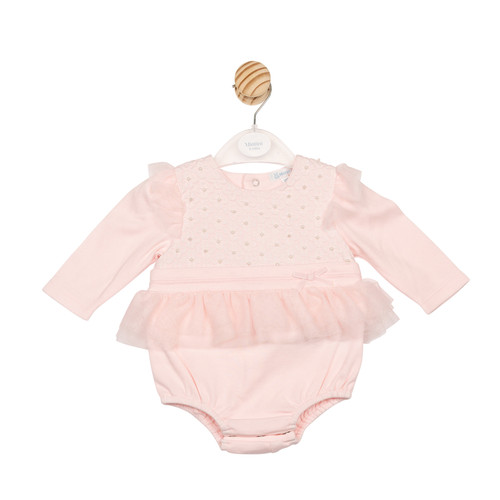 Mintini Pink Frill Romper