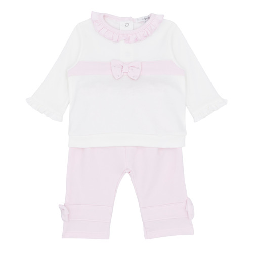 Blues Baby Pink & Ivory Jog Set