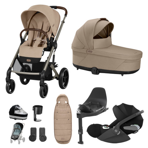 Cybex Balios S Lux 10 Piece Bundle - Almond Beige