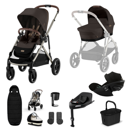 Cybex Gazelle S Bundles- TPE Chocolate Brown Cybex Gazelle S Bundles- TPE Chocolate Brown