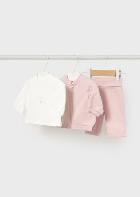 Mayoral Baby Rose 3 Piece Tracksuit Set Mayoral Baby Rose 3 Piece Tracksuit Set