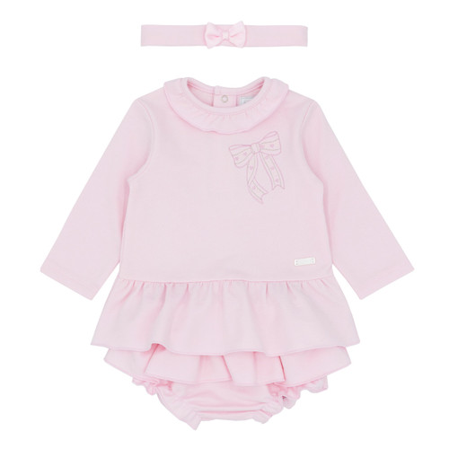 Amore Little Bow 3 piece Jam Pant, Top & Headband