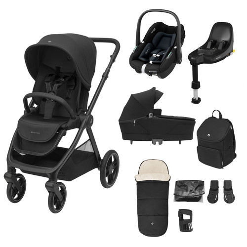 Maxi Cosi Oxford+ Bundles - Twillic Black Maxi Cosi Oxford+ Bundles - Twillic Black