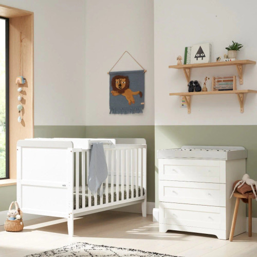 Tutti Bambini Rio Furniture Range - Dove Grey & Honey Oak Tutti Bambini Rio Furniture Range - Dove Grey & Honey Oak