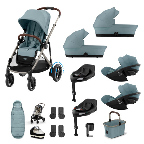 Cybex eGazelle Twin Bundles - Sky Blue Cybex eGazelle Twin Bundles - Sky Blue