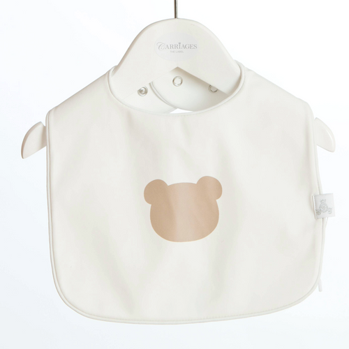 Carriages The Label Teddy Bear Wipeable Bib