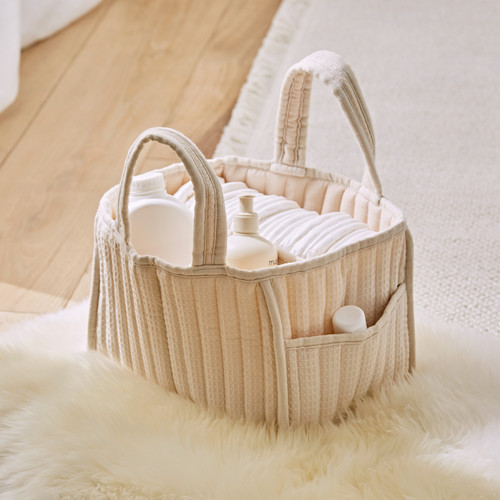 CuddleCo - Nappy Caddy - Cashmere Waffle