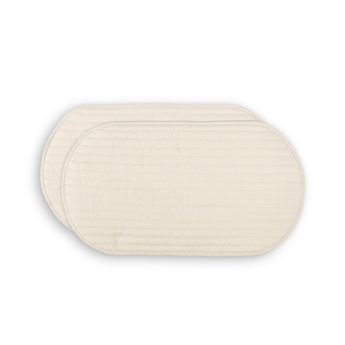CuddleCo - 2 Pack Travel Changing Pad - Cashmere Waffle