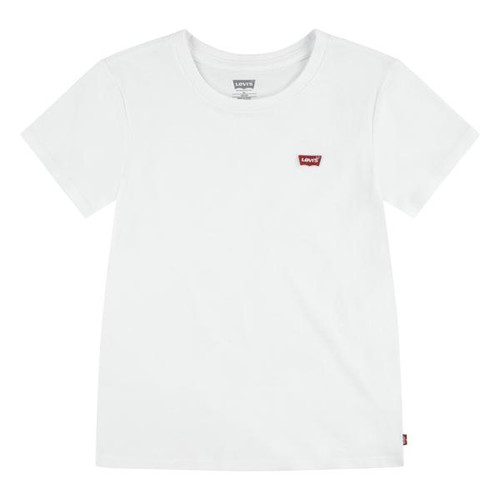 Levis Girls Batwing Chest White T-Shirt