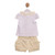 Mintini White & Lemon Top & Shorts Set