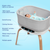 GRACO ELUMA NEST BEDSIDE CRIB