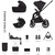Venicci Claro 2 Noir Bundle