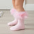 Tick Tock Pink Bow Tutu Socks