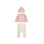 Mayoral Nude Footed Pants & Cardigan Set