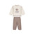 Mayoral Brown Knit Pants Set