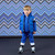Mitch & Son Wesley Royal Blue Reversible Gilet