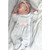 Pex White & Pink Victoria Sleepsuit
