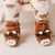 Blade & Rose Hamish Highland Cow Fluffy Booties