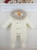 Pex Ivory Fur Hood Pramsuit