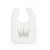 Carriages Exclusive White Crown Bib