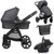 Noordi Sole Go 3 In 1 Travel System - Black