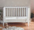 Iris Cot Bed - White  + Free Mattress