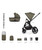 Venicci Tinum Edge 2in1 incl Adapters - Moss