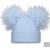 Pex Blue Double Pom Pom Hat