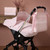 NubeLuna Carla Pink Leatherette Cover & Hood For Doona I & Doona +