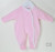 Pex Pink Lace Edge Sleepsuit