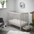 O Baby Bantam Space Saver Cot - Warm Grey
