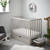 O Baby Bantam Space Saver Cot - Warm Grey