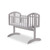 O Baby Sophie Crib - Warm Grey