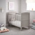 O Baby Grace Mini Cot Bed Warm Grey