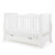 O Baby Stamford Luxe Sleigh Cot Bed - White