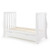 O Baby Stamford Luxe Sleigh Cot Bed - White