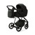 Elegant racing green Milano Evo pram by Mee-go, featuring a sophisticated design with versatile