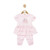 Mintini Pink Short sleeve dress with ballerina slippers and matching pink leggings