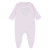 blues baby light pink cotton baby grow with bear appliqué