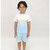 HARRIS KIDS Cole Tri-colour Crew Neck Short Set Light Blue