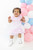Blues Baby Pink Frill Dress With Bows