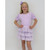 Harris Kids Ginny Girls Gingham Ruffled RaRa Skirt Set Lilac