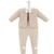 Dandelion Beige knitted Pom Pom trouser & cardigan set for baby boys and girls