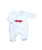 Pex Victoria White & Red Sleepsuit