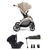 Silver Cross Reef Pushchair + Travel Pack- Stone - £1145